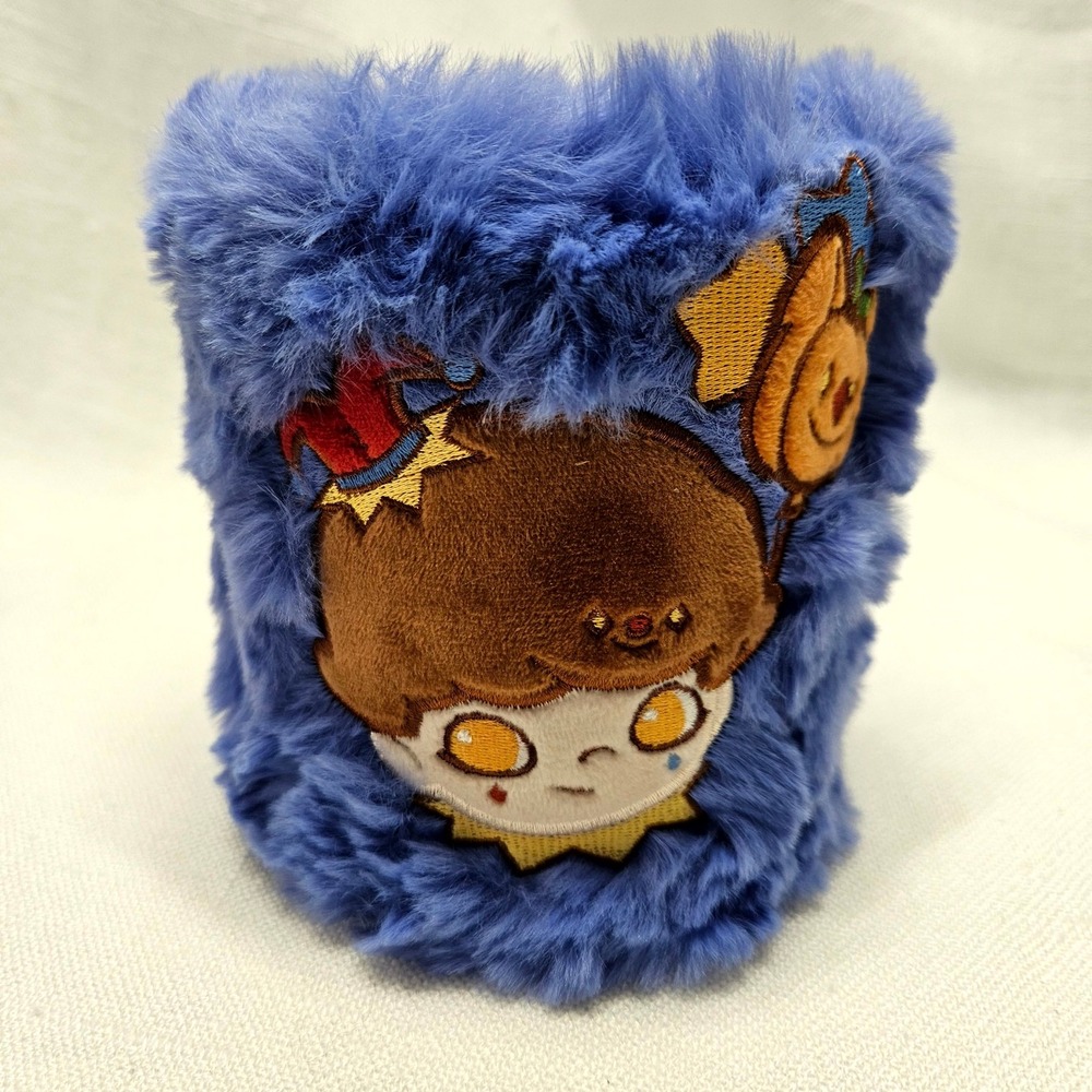 Pop Mart Dimoo World Plush Cup Sleeve Blue Jester Embroidery Kawaii soft kidcore